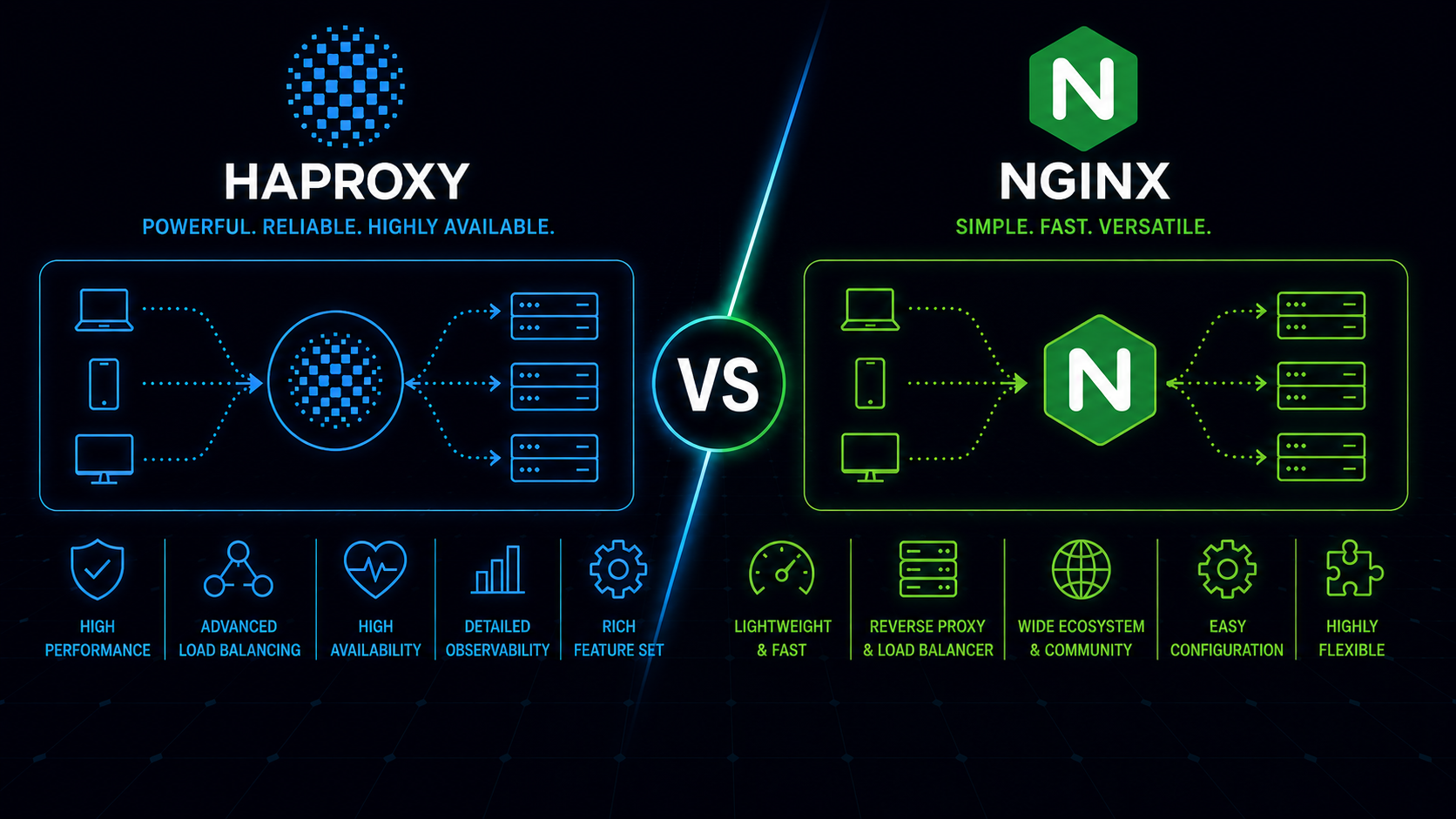 HAProxy vs Nginx: Load Balancer Comparison