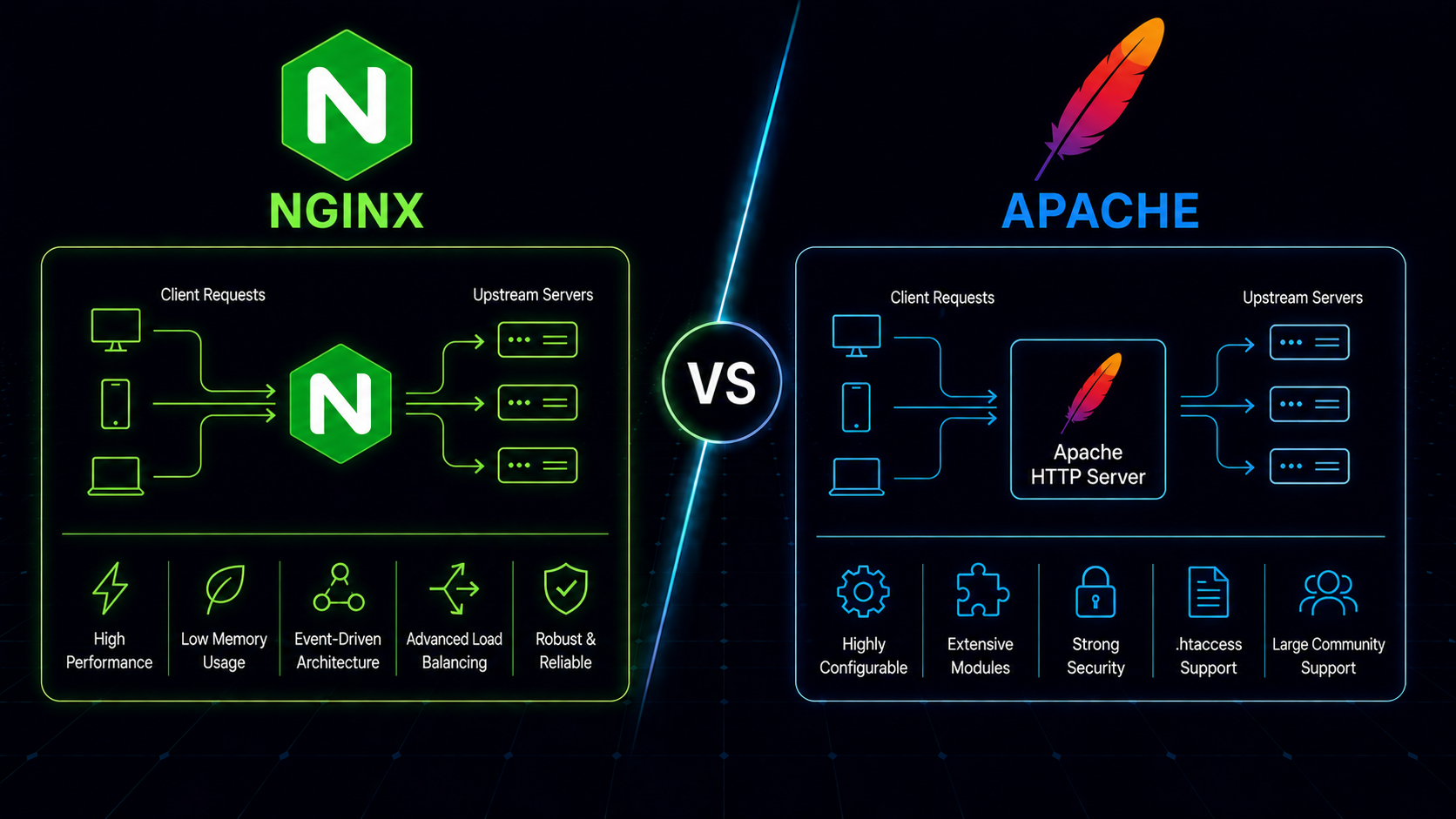 Nginx vs Apache: A Practical Comparison