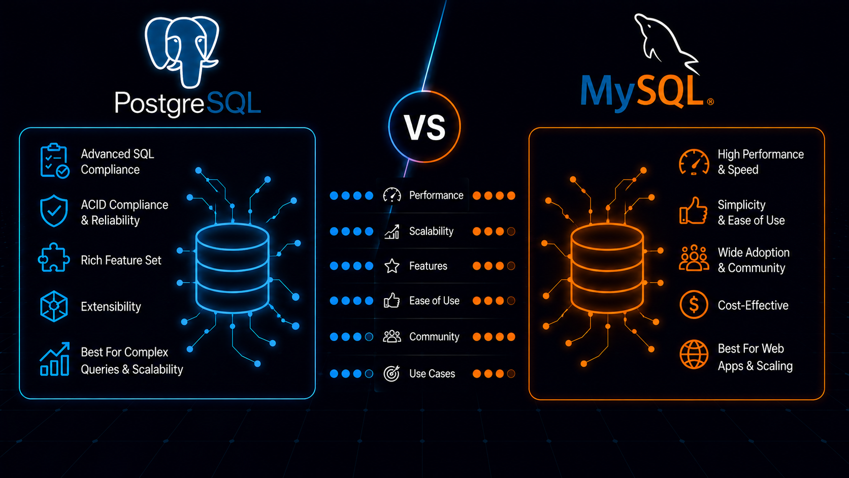 PostgreSQL vs MySQL: Making the Right Choice